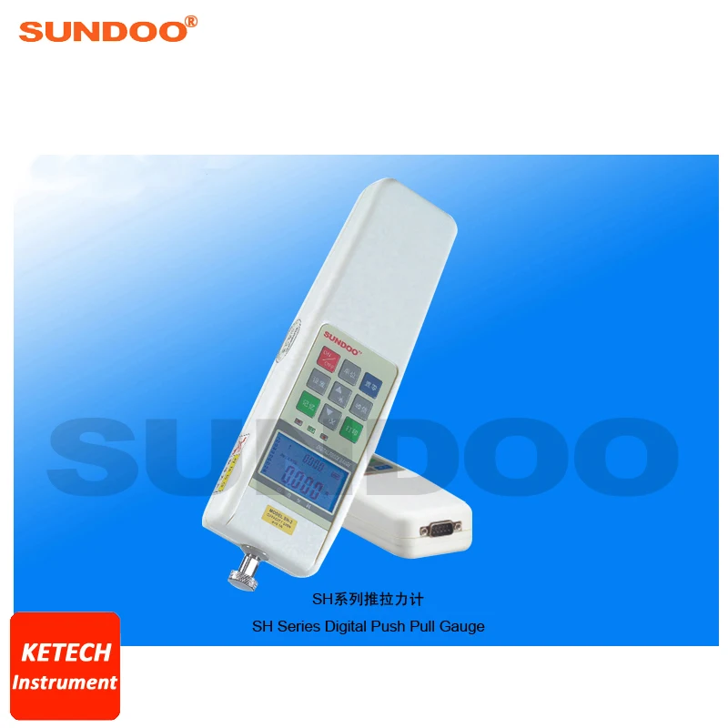 

500N Portable Digital Push Pull Force Gauge Dynamometer Tester Sundoo SH-500