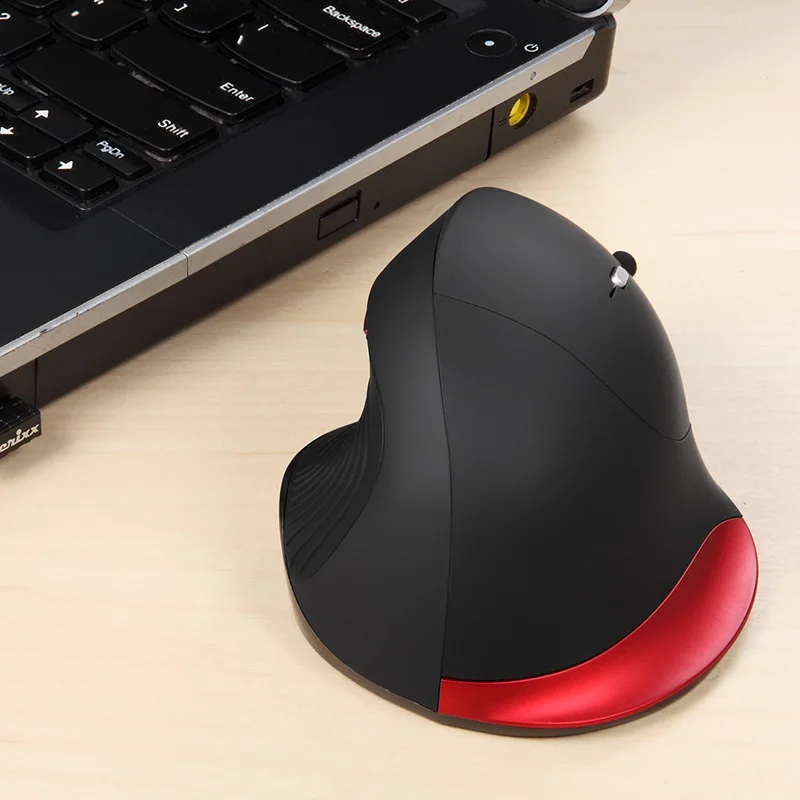 Новое поступление Perixx PERIMICE 718R эргономичная Вертикальная 2 4G USB Беспроводная