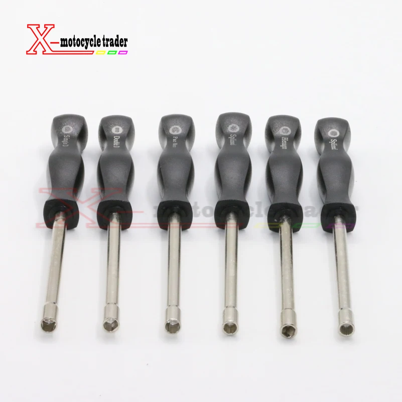 6 шт. набор Регулировка карбюратора инструмент Отвертка для общего 2 цикла