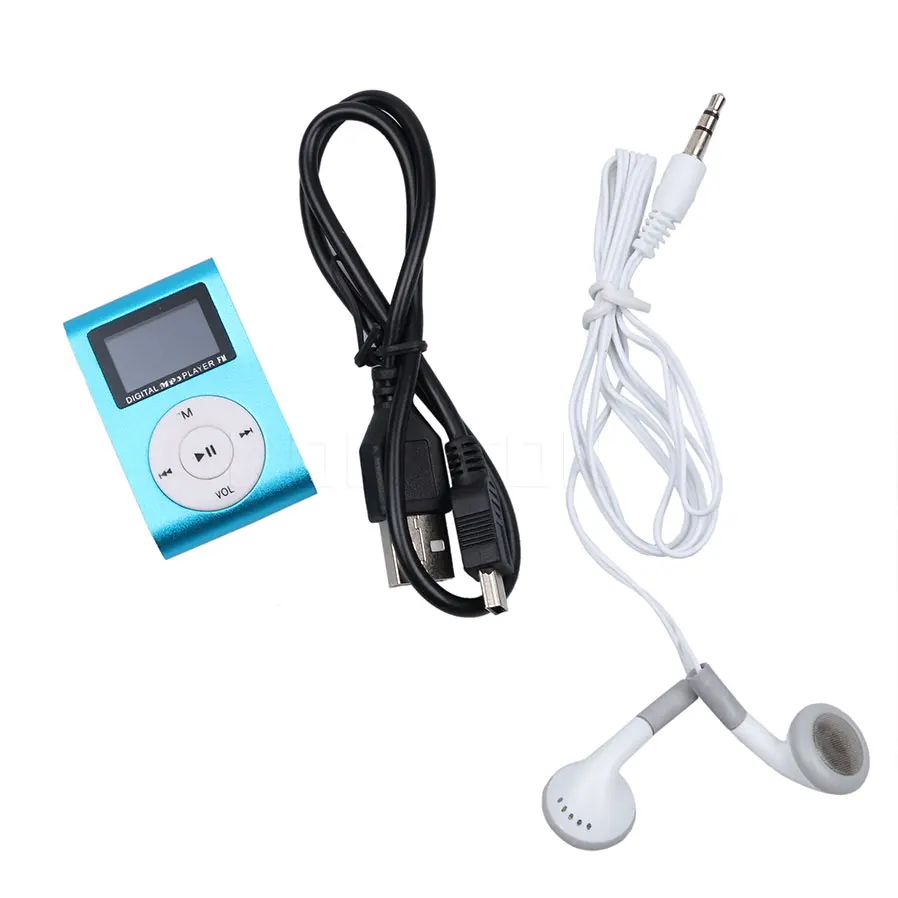 Мини mp3-плеер kebidu с зажимом и USB ЖК-экран поддержка 32 ГБ Micro SD TF карты MP3 музыкальный