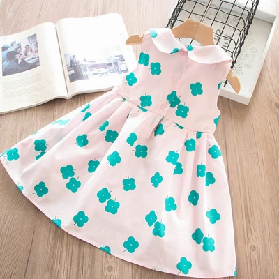 Toddler Girl Summer Dress Cotton Kids Dresses For Girls Wholesale Lots Bulk Clothes Little Floral Party White | Детская одежда и