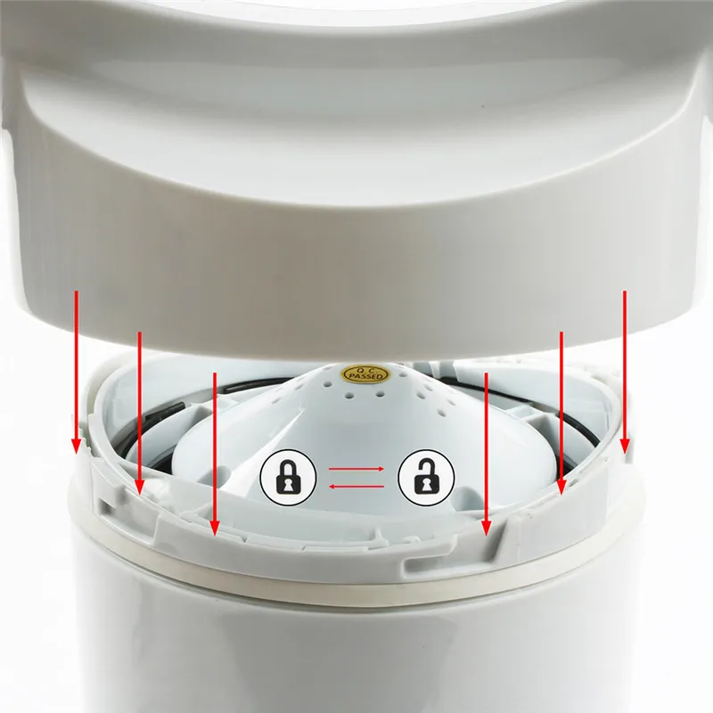 DMWD Ультра тихий Bladeless Fan 220V кондиционер веер Пульт дистанционного управления