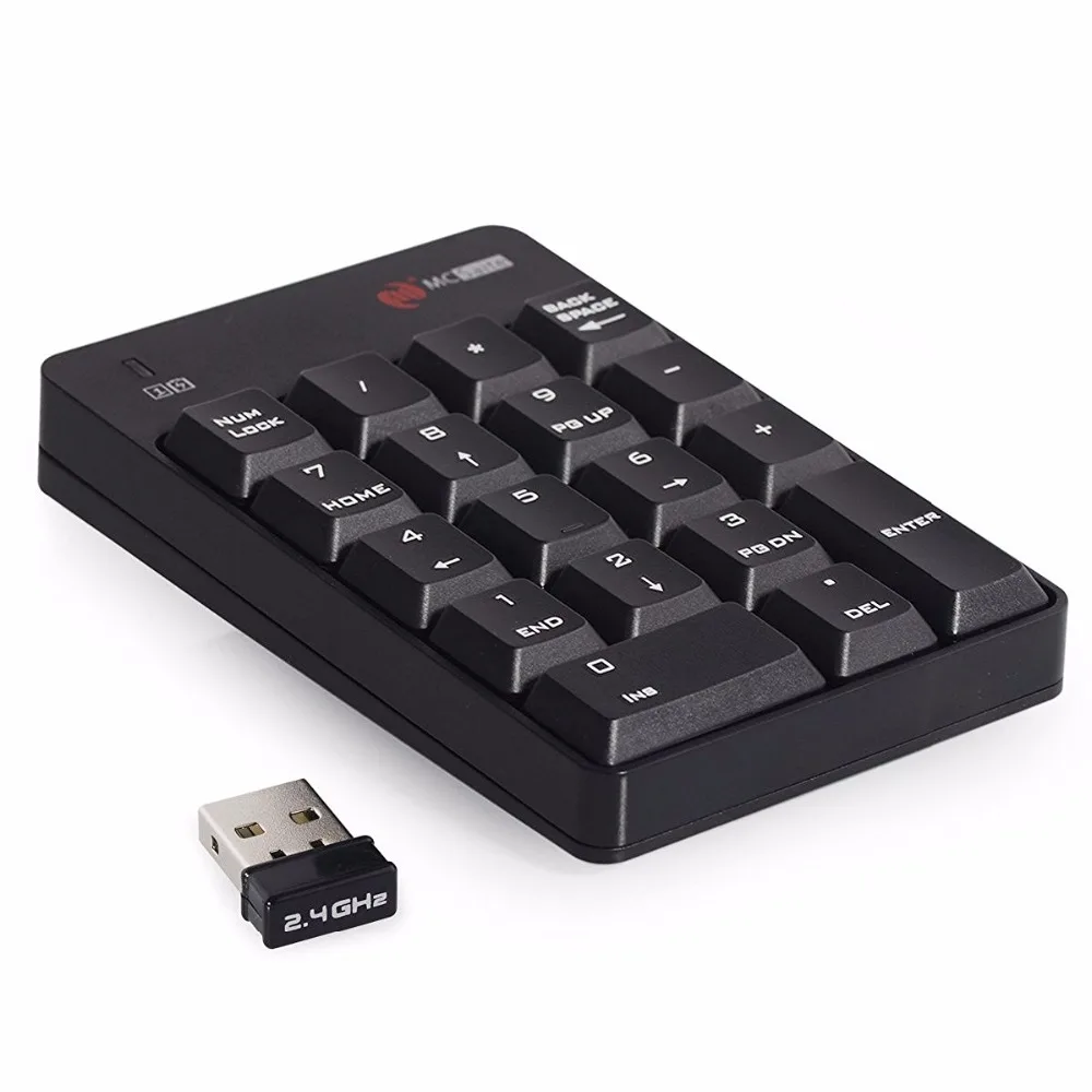 2.4 г USB цифровую клавишу PAD Беспроводной номер Pad 18 клавиш мини di G итал Клавиатура