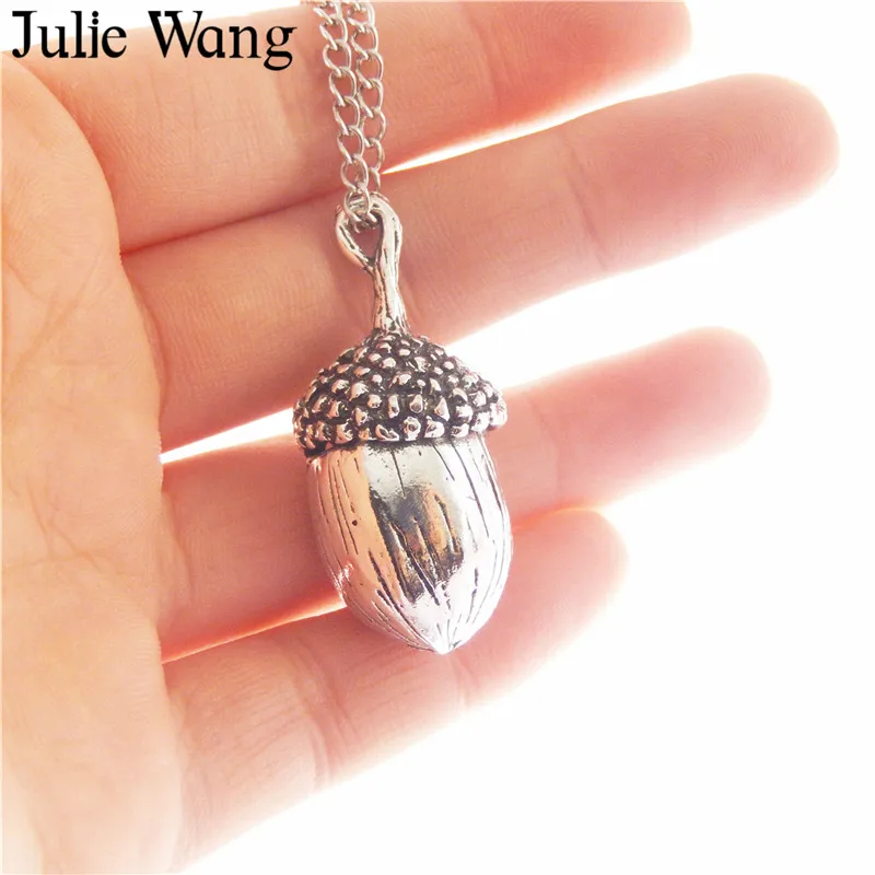 Julie Wang 1 шт. винтажное длинное ожерелье из сплава в виде большого желудка