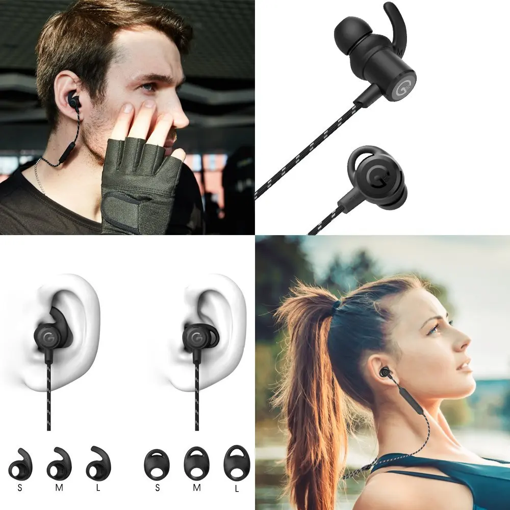 Спортивные наушники GEVO 18BT Auriculares bluetooth гарнитура беспроводные вкладыши для iPhone
