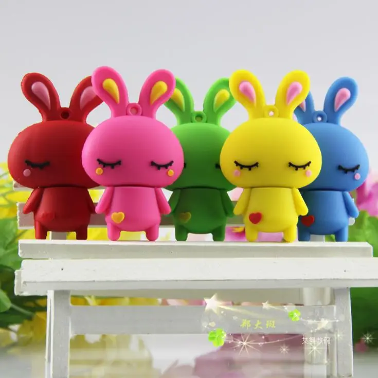 USB флеш накопитель Rabbit 32 ГБ/8 ГБ/16 ГБ 2 0 64 ГБ/128 ГБ/диск на кнопке/Флешка Creativo 512 256