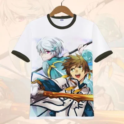 Футболка для косплея аниме Aselia the Tales of Zestiria X Sorey Edna повседневные хлопковые топы