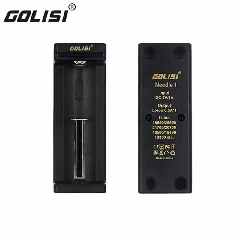 Golisi NI1 NI2 Аккумуляторы для зарядки 18650 20700 21700 26650 18350 USB Батарея Зарядное устройство