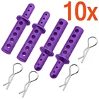 10 комплектов 4 шт.компл. 108037 108837 188037 188837 08047B алюминиевые крепления для корпуса HSP Redcat Exceed 110 RC Monster Truck