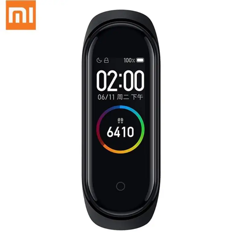CN Version Mi Band 4 mi Band 4 умный жесткий экран браслет 50 м подводный водонепроницаемый Xiaomi mi 4 3 фитнес-трекер для измерения сердечного ритма браслет - Цвет: CN Version Mi Band 4
