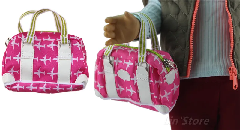 Новые 3 разных стиля сумки подходящие для 18 &quotдюймовых американских кукольных