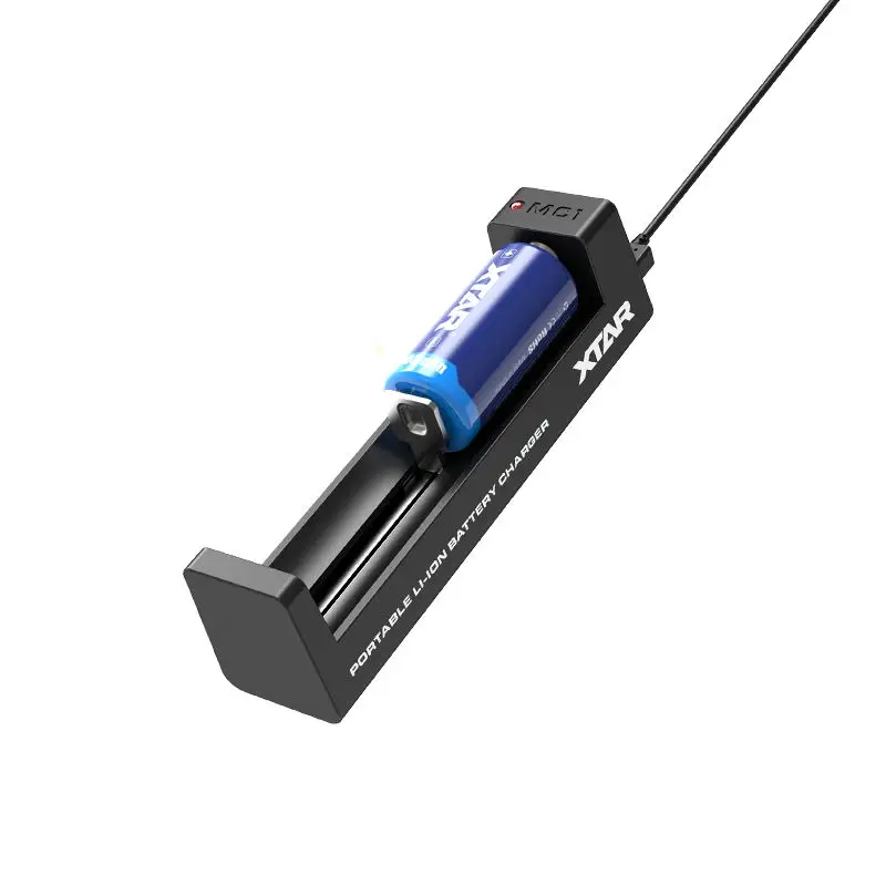 Универсальное зарядное устройство USB XTAR MC1 для литиевых и литий ионных батарей AA