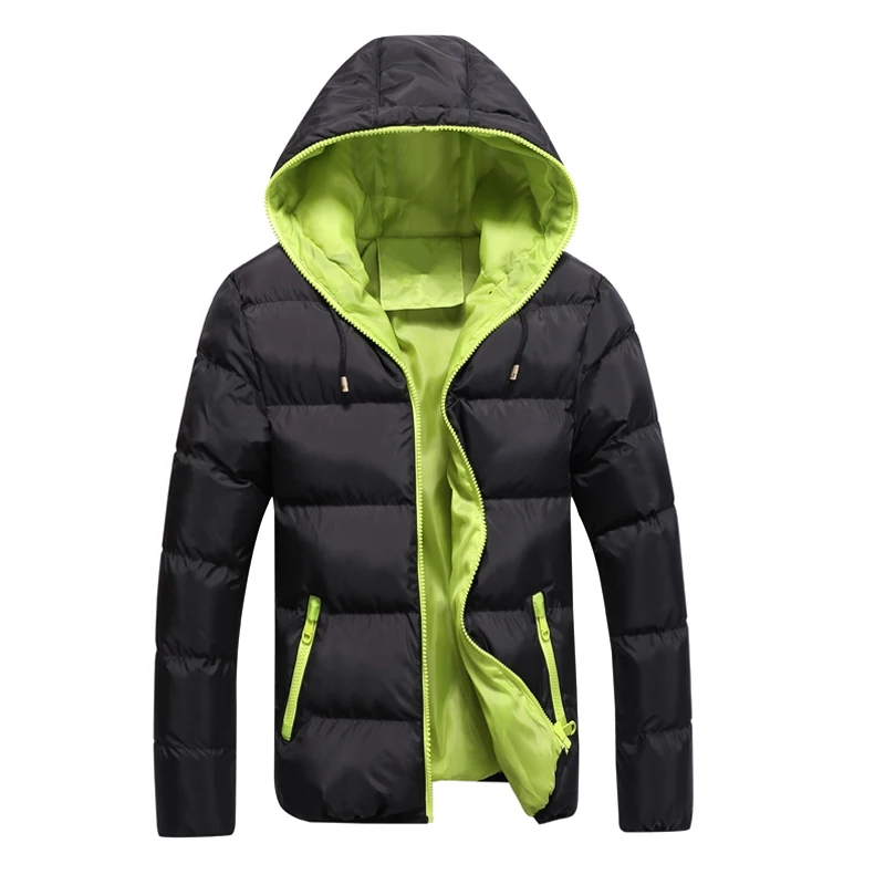 Мужская и женская зимняя куртка с капюшоном на молнии|winter jacket men|men parkapadded |