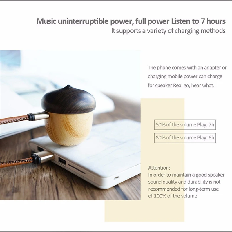 Bluetooth-колонки для дома 5 Вт стереоколонка беспроводная водонепроницаемая