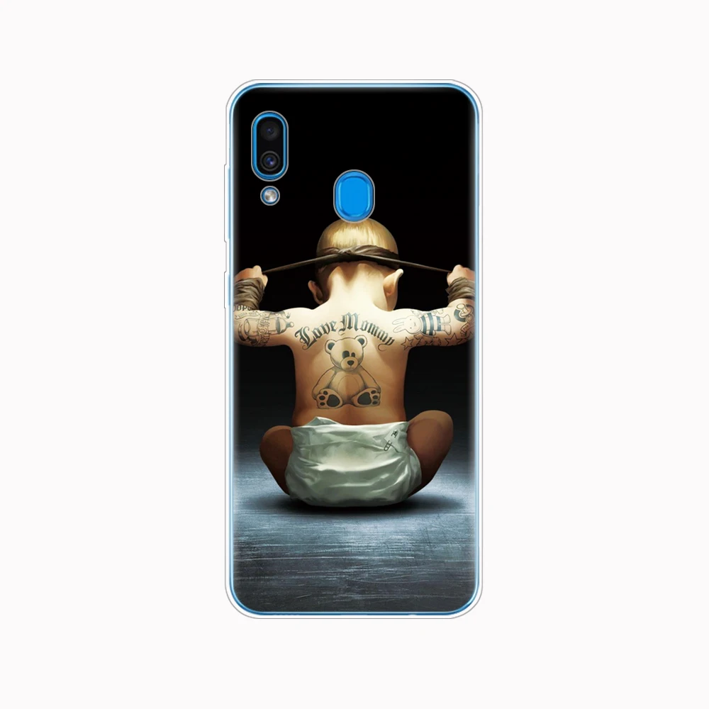 Чехол для телефона для samsung Galaxy A20 чехол A20E Силиконовая задняя крышка для samsung A20 A 20 A205F A20E A202F Мягкий ТПУ чехол-бампер - Цвет: 61684