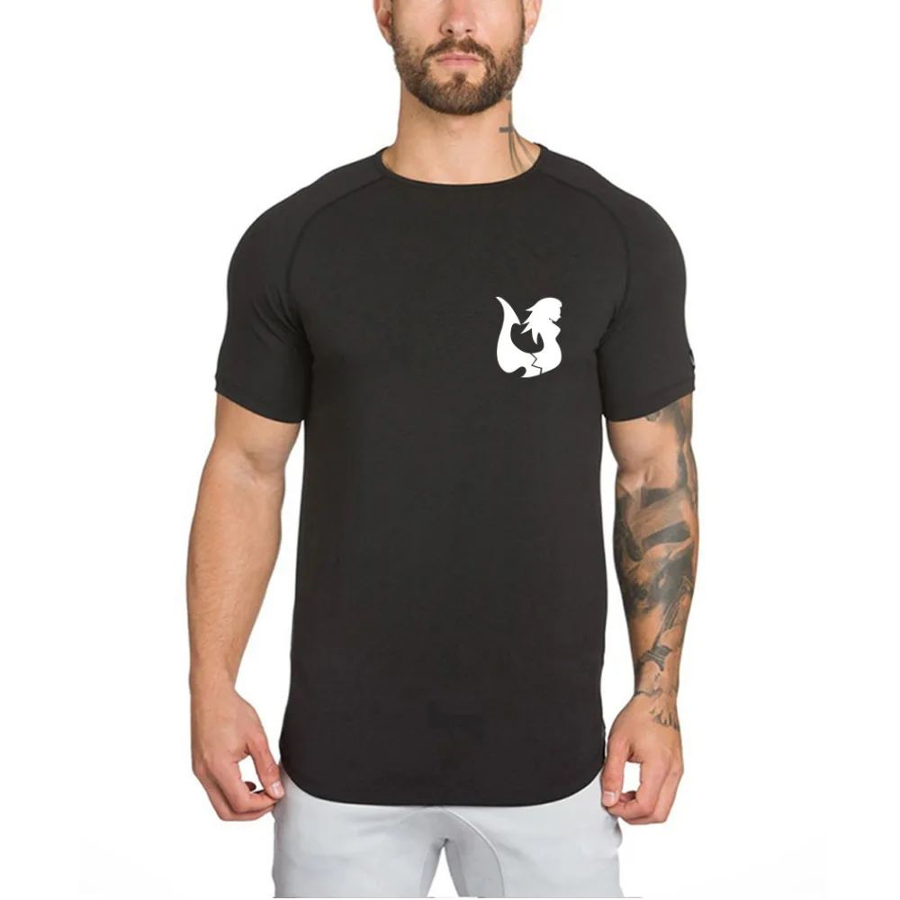 Ламия масштаб тренажерный зал рубашки мужские с коротким рукавами рубашка под