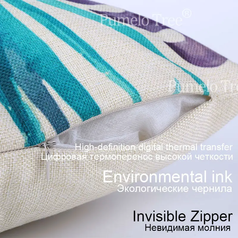 Наволочка для подушки Love Letter Elegant Printed Cushion Cover Decorative Pillows For Sofa Car Home Woven Linen Pillow Pillowcase Customized on.