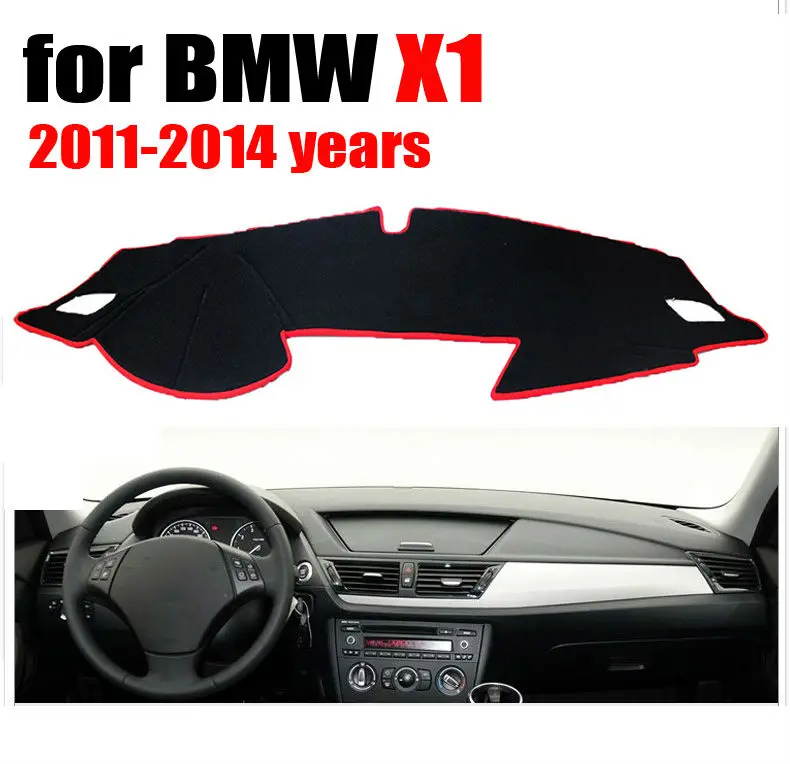 

Чехлы для приборной панели автомобиля для BMW X1 2011-2014 лет, левосторонний коврик для приборной панели, чехол для приборной панели автомобиля