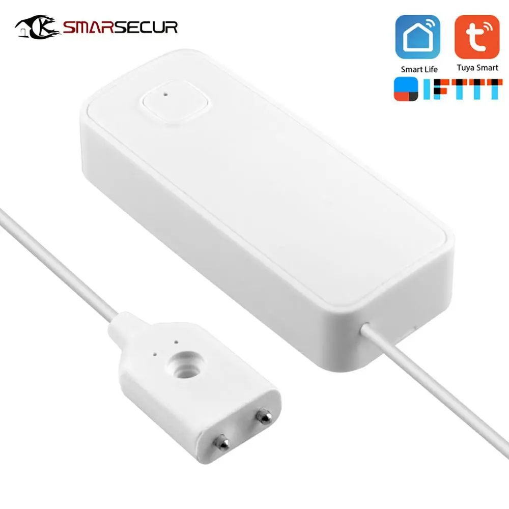 Wi-Fi датчик утечки воды защита сигнализации детектор управление Tuya Smart Life App