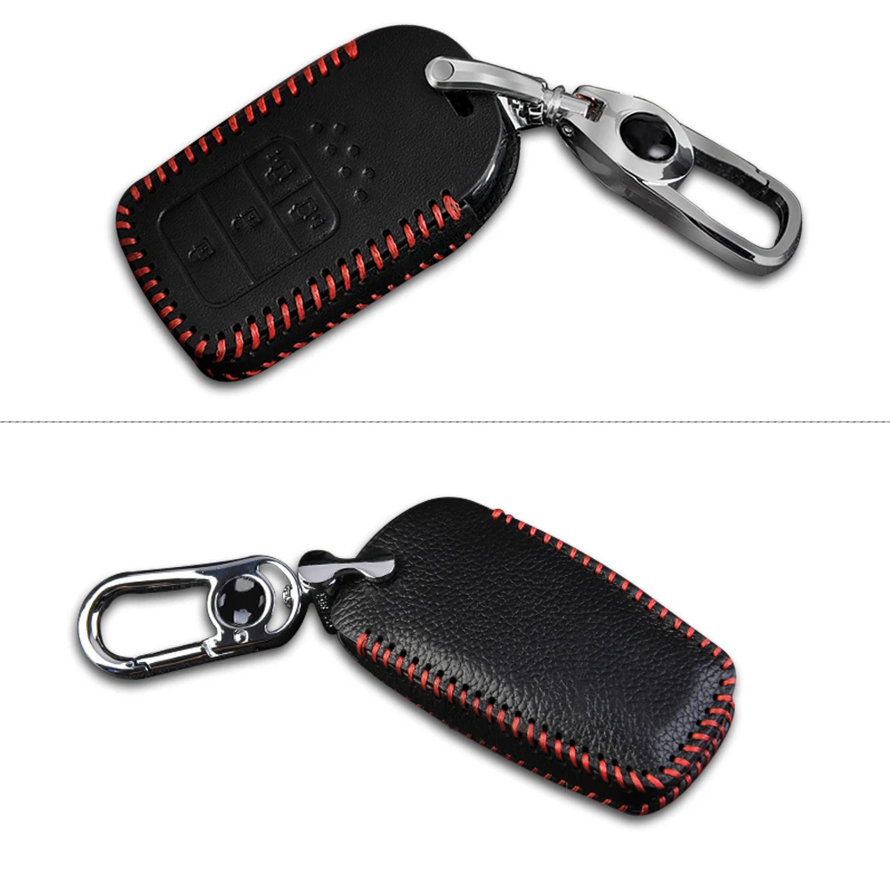 Кожаный чехол с дистанционным управлением Чехол для автомобильного ключа Honda 4
