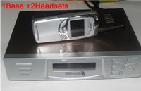 handheld cordless telephone sn629 1 base support 9 extra handset duplex intercom a set of 1base2headsets