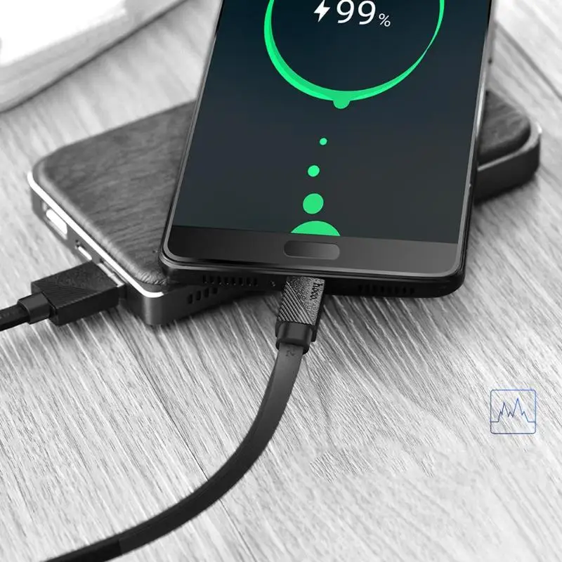 Беспроводное зарядное устройство HOCO U34 1 2 м Micro USB кабель для быстрой зарядки