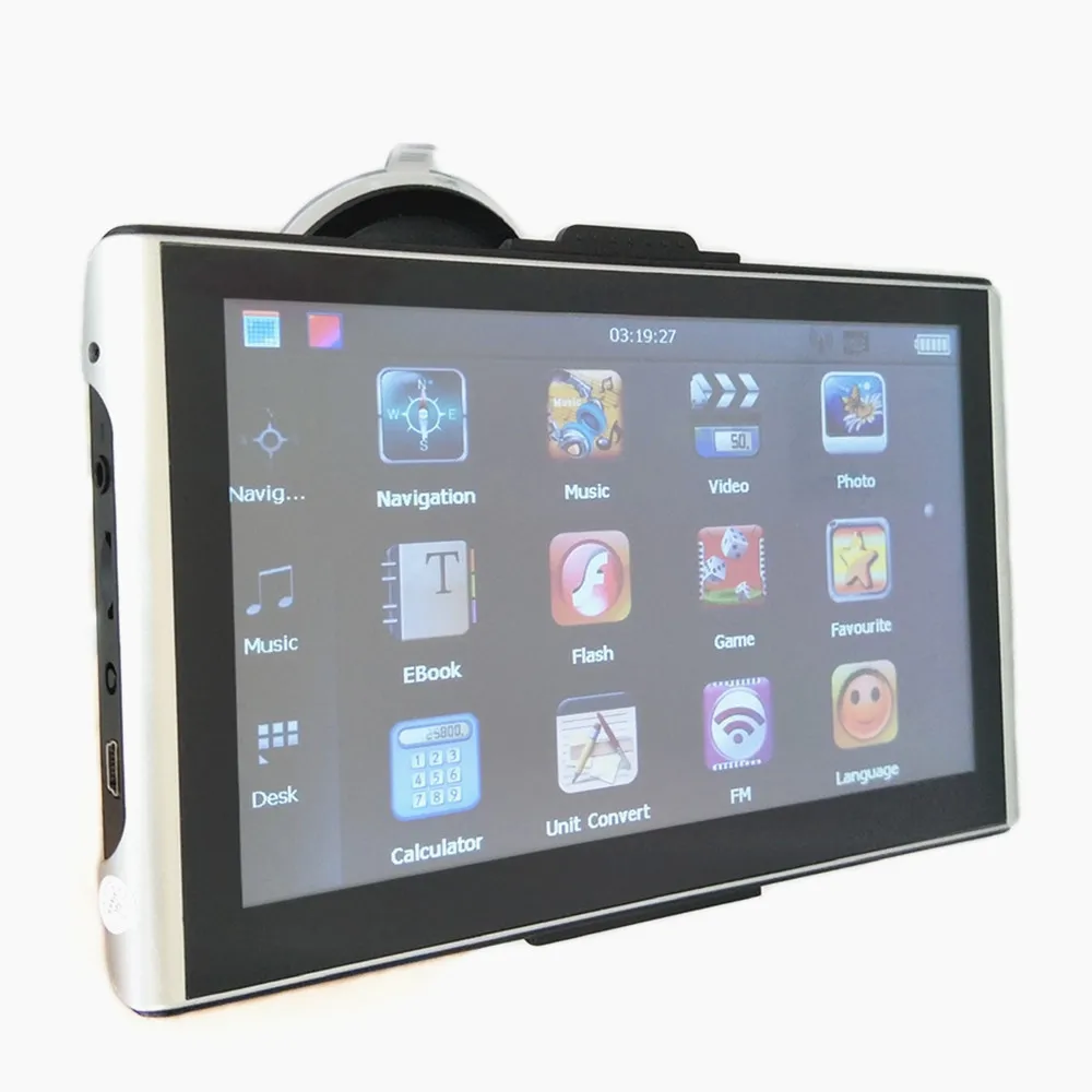 No Bluetooth AV-IN 7-дюймовый автомобильный gps навигации CPU800M 8G стерео система со спутниковой навигацией с Карты, Bluetooth, AV-IN и камера заднего вида на выбор - Размер экрана, дюймов: No Bluetooth AV-IN