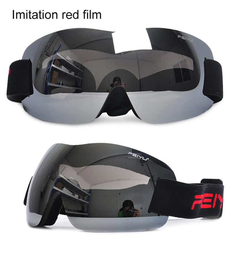 Детские сноубордические лыжные очки Monolayer зимние очки Google Skibrille для мальчиков и девочек лыжные защитные очки для верховой езды на открытом воздухе