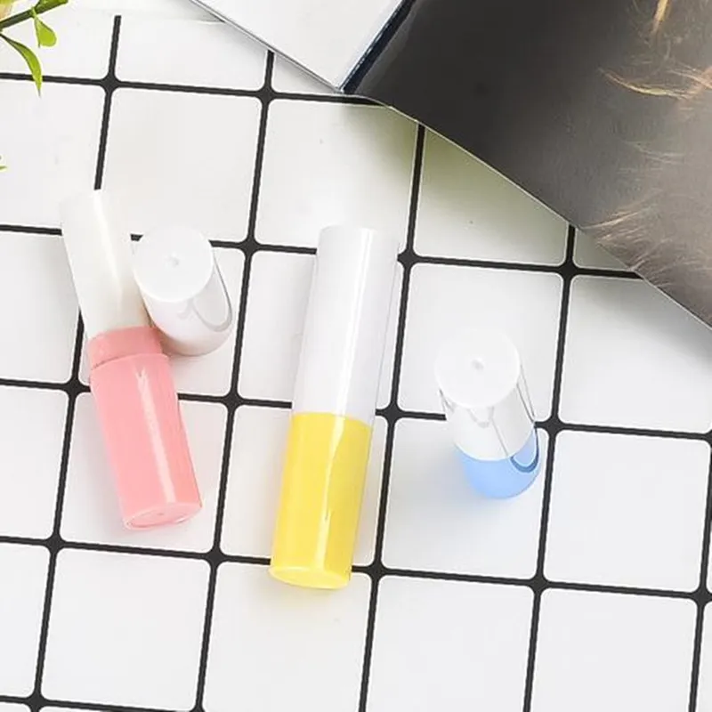 DIY пустые красочные бальзам для губ помада бутылки пробки рот Бальзамы Stick