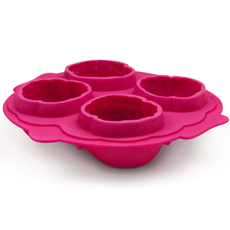 4 ячеек творческий мозг лед решетки Большой Ice Cube Силиконовые формы лоток