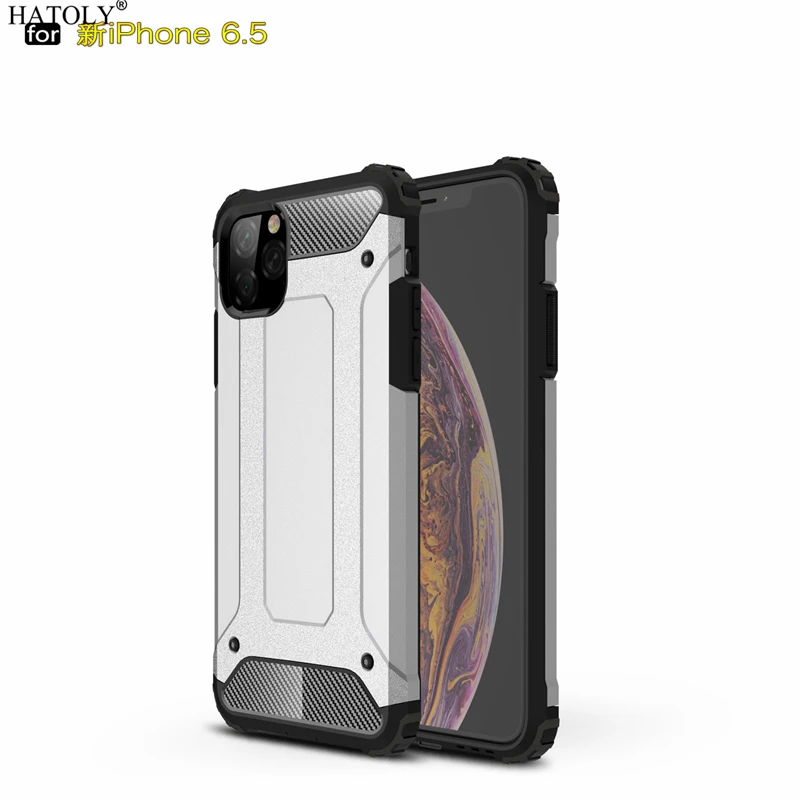 Чехол для iPhone 11 Pro Max 2019 тяжелая бронированная тонкая твердая резиновая прочная