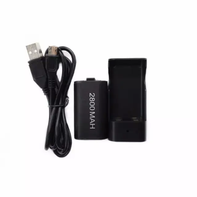 Набор аккумуляторов 2800 мАч + док станция для зарядки USB кабель зарядного