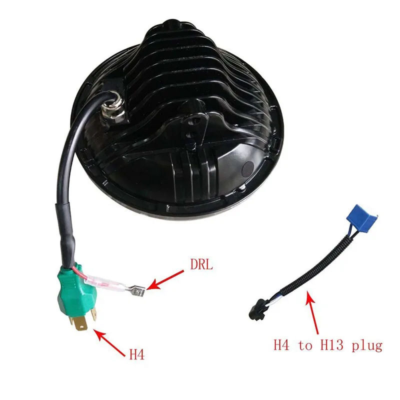 75 W 7 дюймов для Аксессуары мотоцикла Harley светодиодная фара-прожектор FLS FLSTC FLSTF FLSTFB