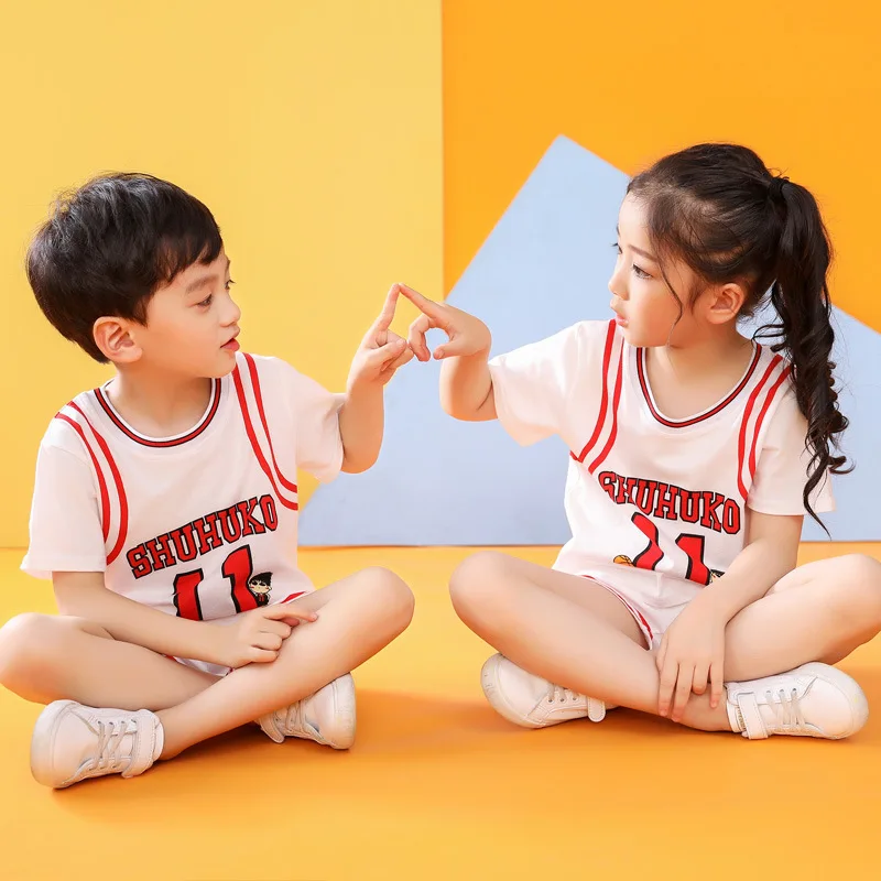 Toddler Boy Sports Clothing Set Baby Girl Summer Casual T-shirt Suit Football Uniforms Basketball Kids Children Letter Clothes | Детская