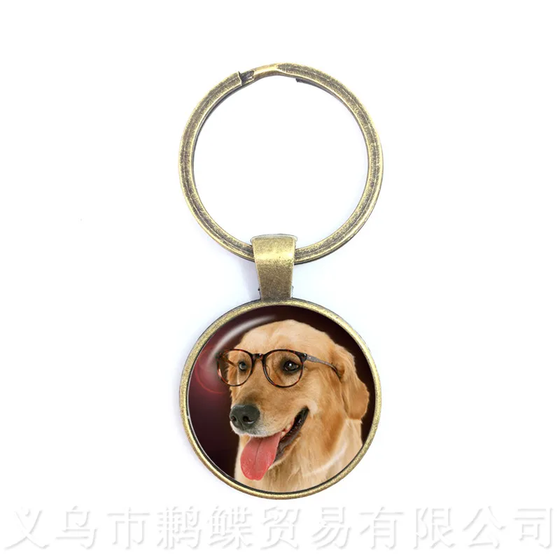 2018 новые персонализированные брелоки с изображениями домашних животных 25 мм