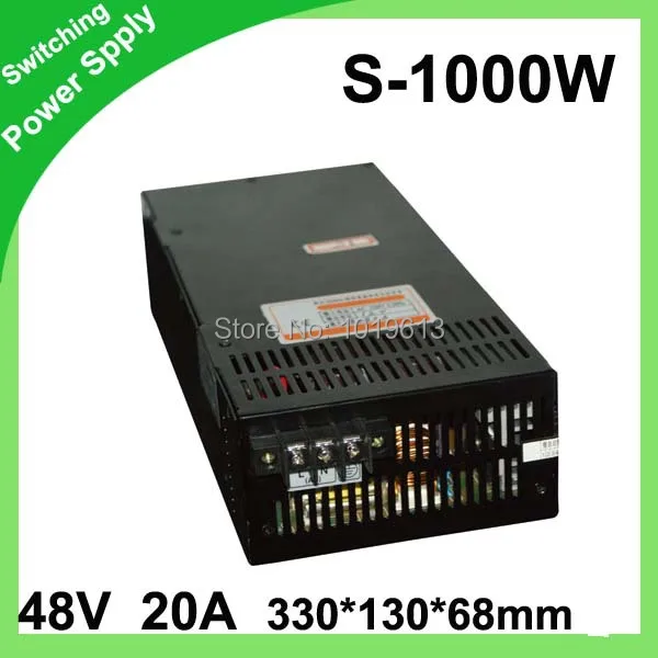 

48V 20A 1000W Switch Power Supply Driver For LED Strip Light Display