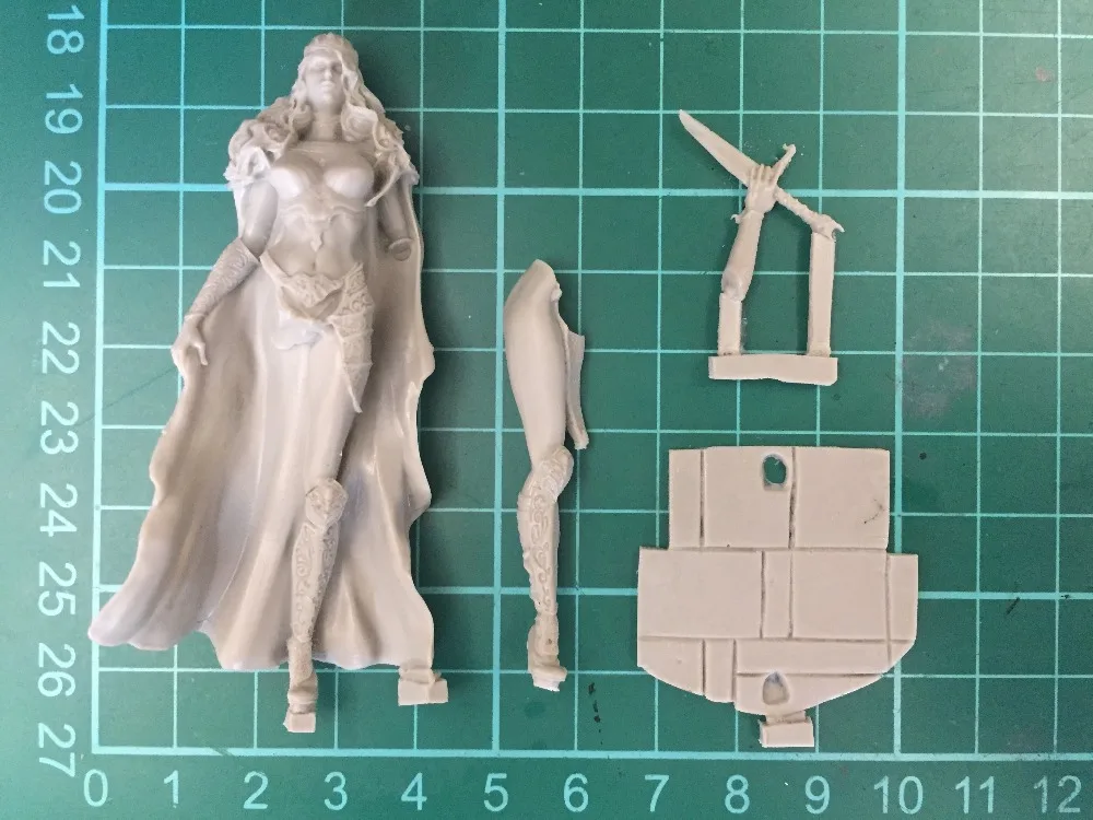1/24 масштаб 75 мм резиновая фигурка королева в броне|resin figure|75mm resin figures75mm |