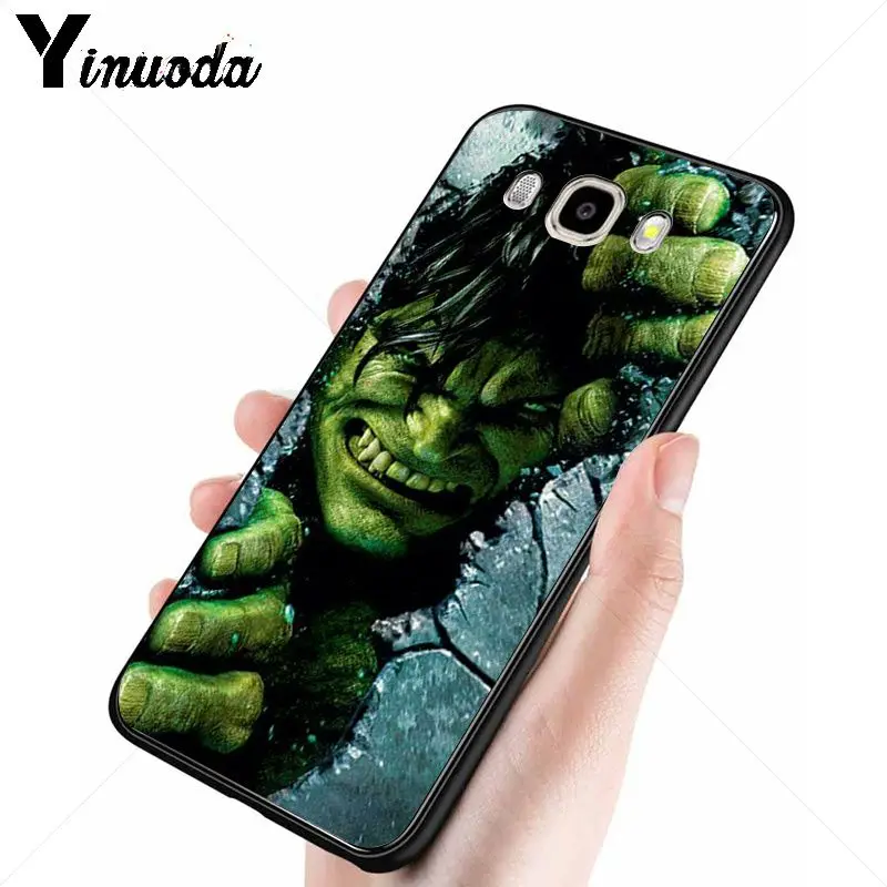 Yinuoda Марвел комиксы Халк гиганты Робер Брюс чехол для телефона Samsung Galaxy j6plus j7 prime j8 j2 j4plus 2018 coque|Чехлы-накладки|