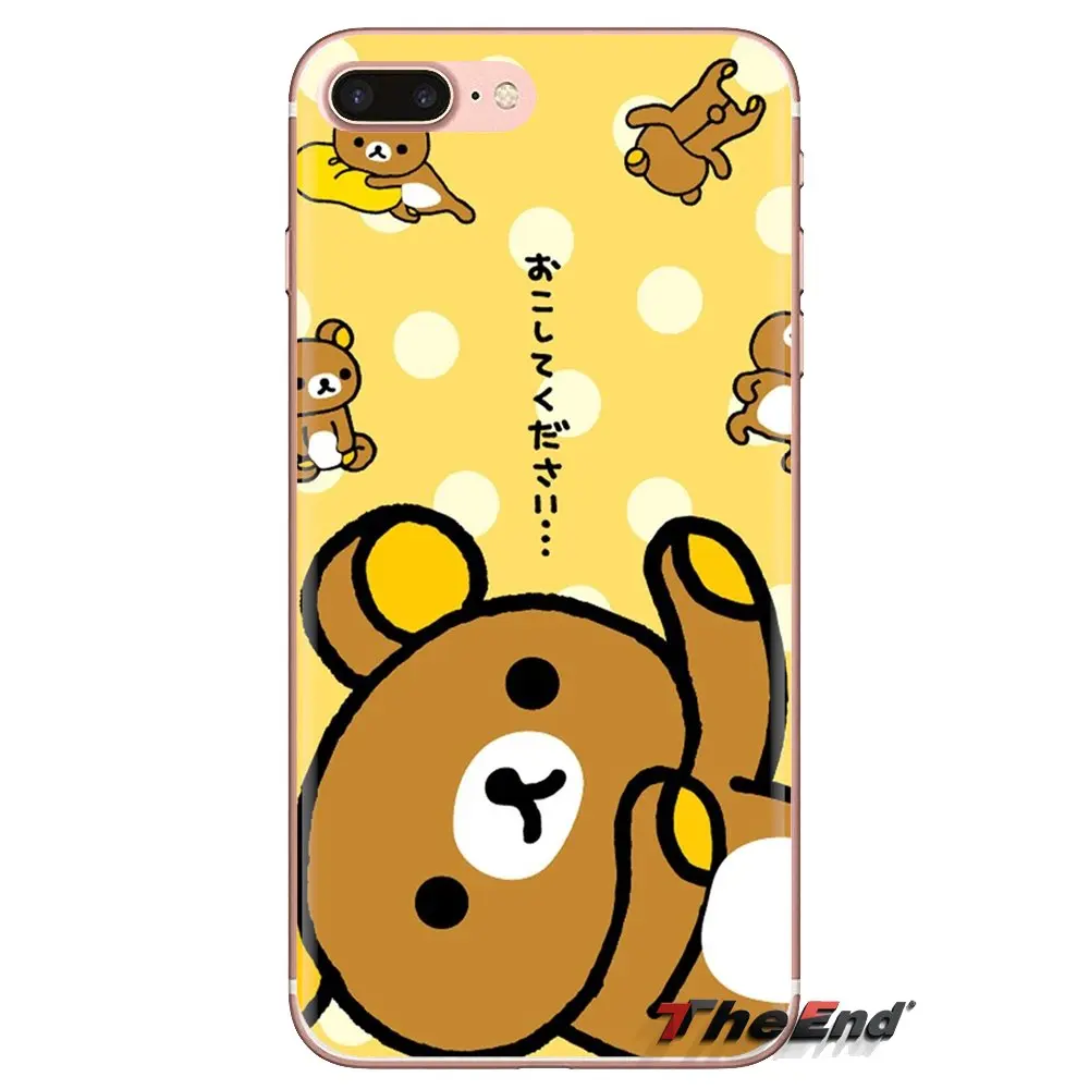 Rilakkuma кошка обои для телефона силиконовый чехол Samsung Galaxy S3 S4 S5 Mini S6 S7 Edge S8 S9 S10 Plus Note 3
