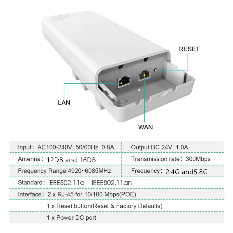 

ANDDEAR9341 9331 Chipset WIFI Router WIFI Repeater Long Range 300Mbps2.4G Outdoor AP Router CPE AP Bridge Client Router repeater