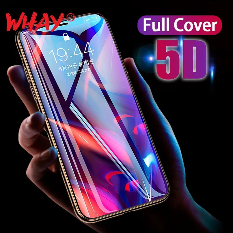 Закаленное стекло для Huawei Honor 8X 5D полное покрытие 8C Mate 10 20 X P20 P10 Lite Nova 3 3i защита