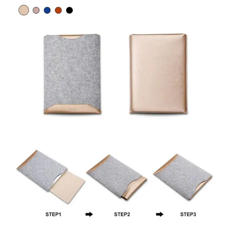 Чехол для ноутбука зарядная сумка корпус мыши 4 шт. кожаный чехол намотки кабеля