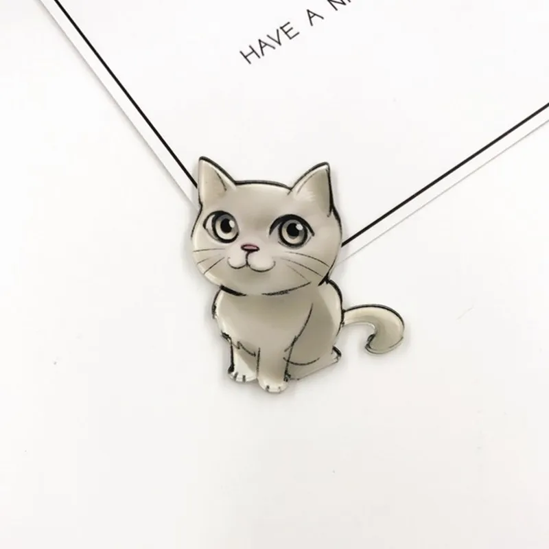 1 шт. Милая мультяшная собачка Кот Акриловые значки брошь значок на рюкзаке броши