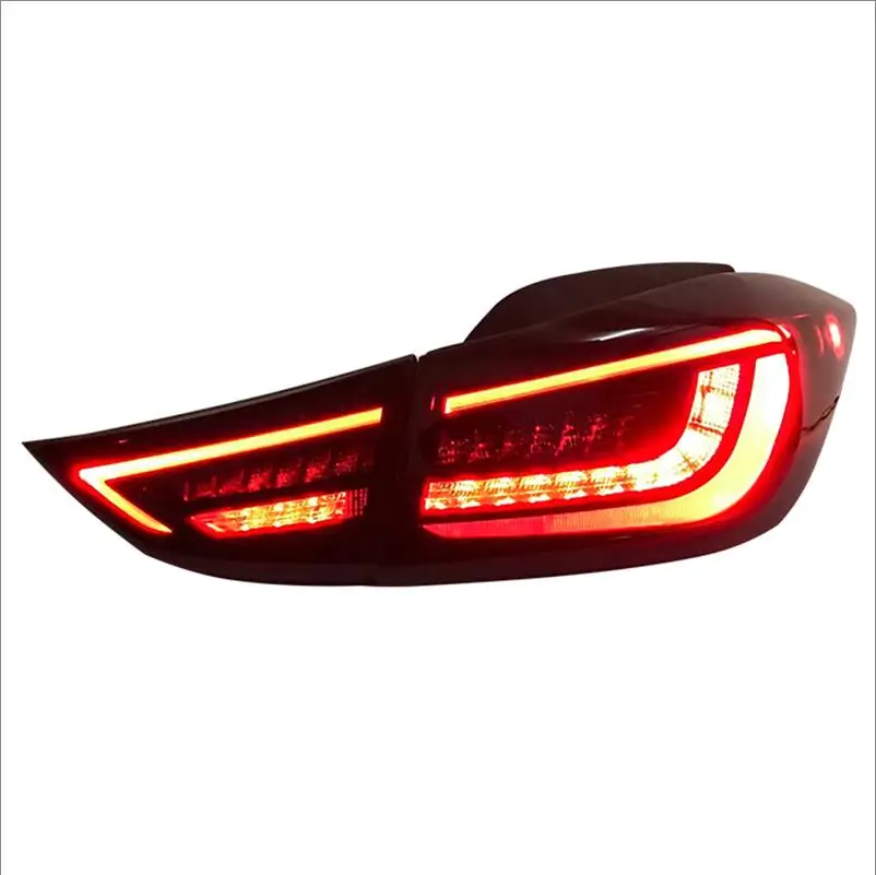 VLAND Car Tail Lamp for Hyundai Avante i35 Elantra Light 2011-2017 LED Strip Rear DRL+Brake+Reverse+Fog | Автомобили и мотоциклы
