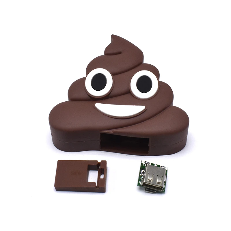 Defecate Poops Emoji power Bank 8800 мАч милый мультфильм bank портативный внешний аккумулятор