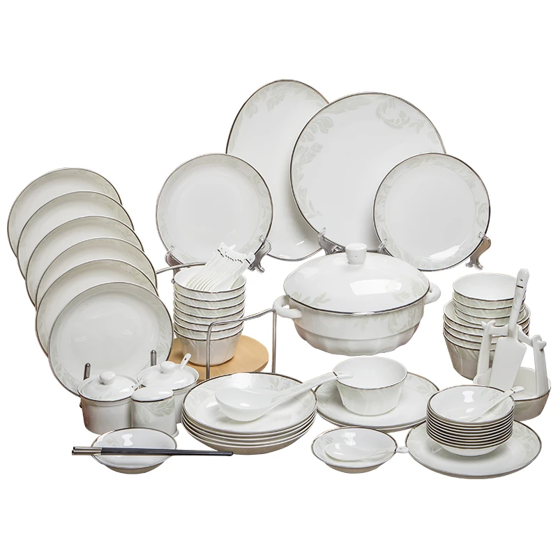 Набор посуды миска 10 блюд в европейском стиле бытовая керамическая посуда