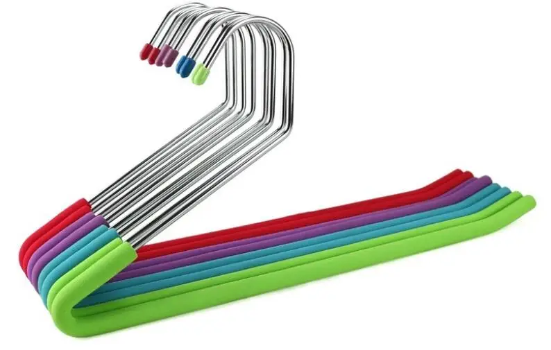 Противоскользящая вешалка для брюк взрослых из нержавеющей стали Волшебная