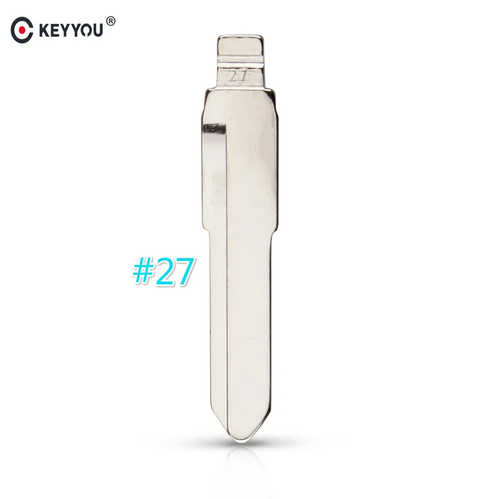 KEYYOU 10 шт./партия металлической заготовки балванки для ключей дистанционный ключ