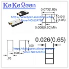 Сбрасываемые предохранители 100 шт., 0603 А, 30 мА, 60 в, SMT SMD, PPTC, SMD0603P003TF60