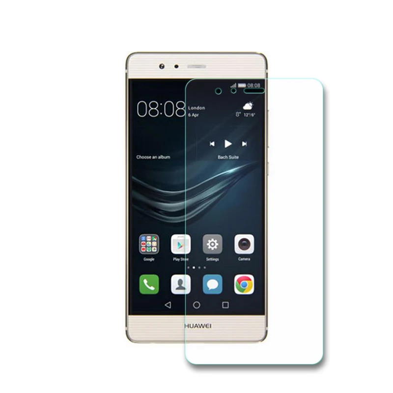 20 шт 9HD защита экрана закаленное стекло для Huawei P8 P8Lite 2017 2D P9 P9Lite P10 Lite Plus Honor